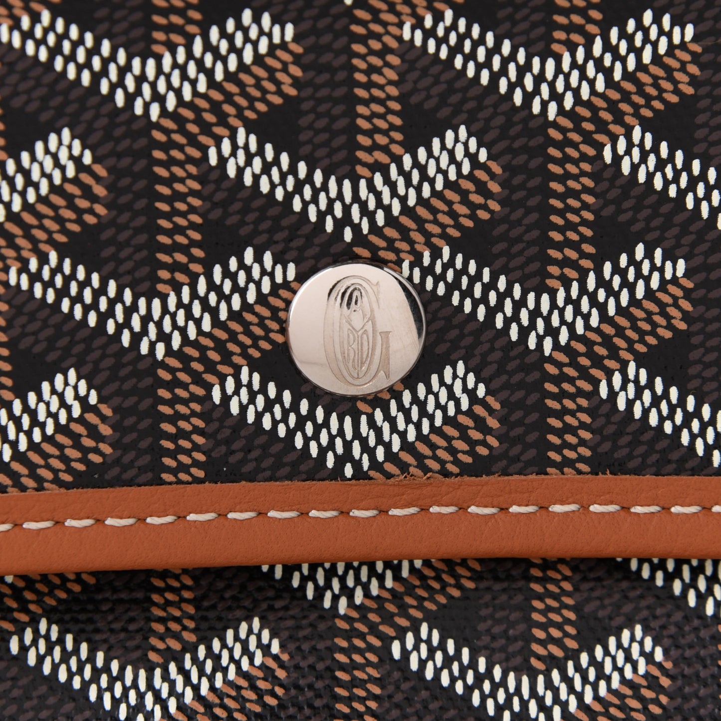 Goyardine Pouch Black Gold