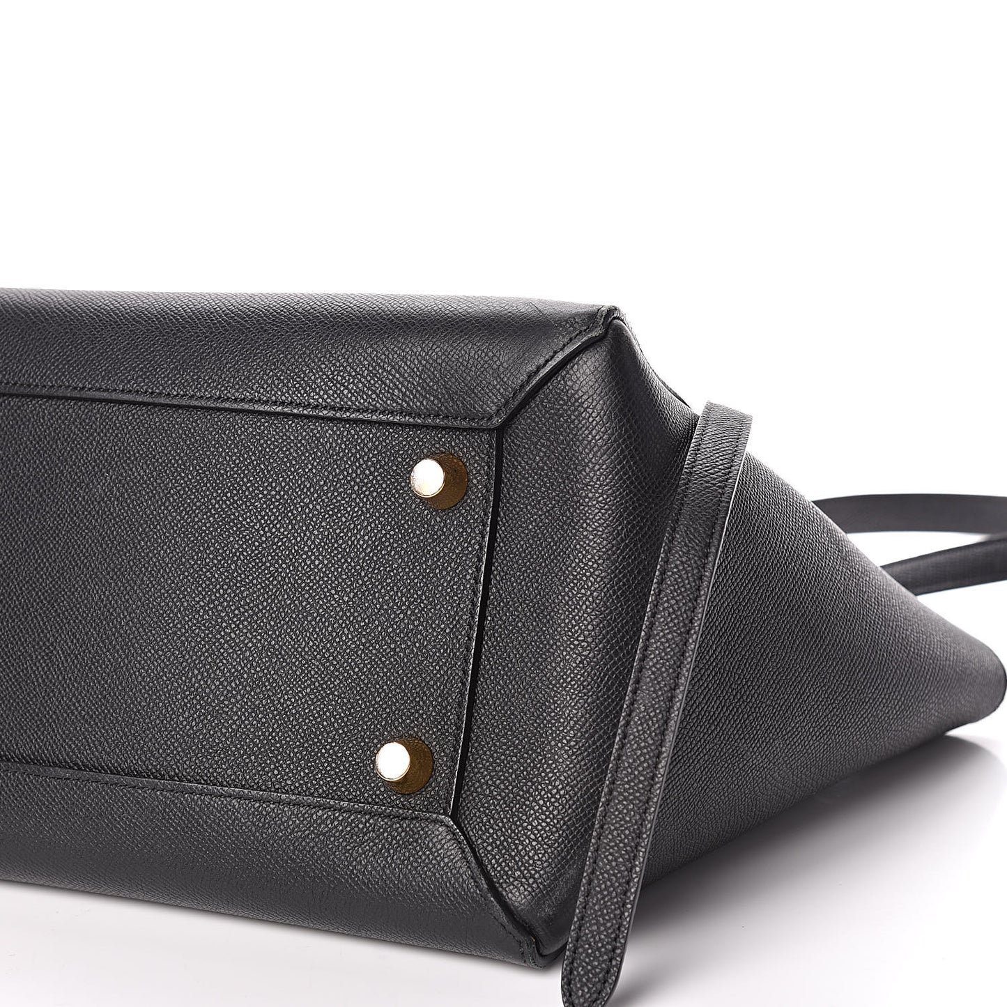 Grained Calfskin Mini Belt Bag Black