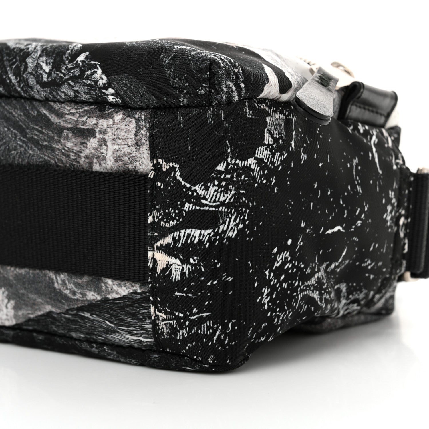 Burberry Nylon Dreamscape Print EKD Aviator Crossbody Bag Black 10 of 11