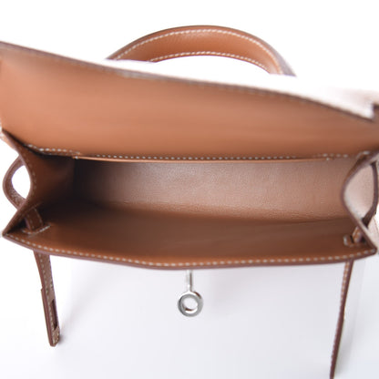 Hermes Epsom Mini Kelly Sellier 20 Gold 9 of 35