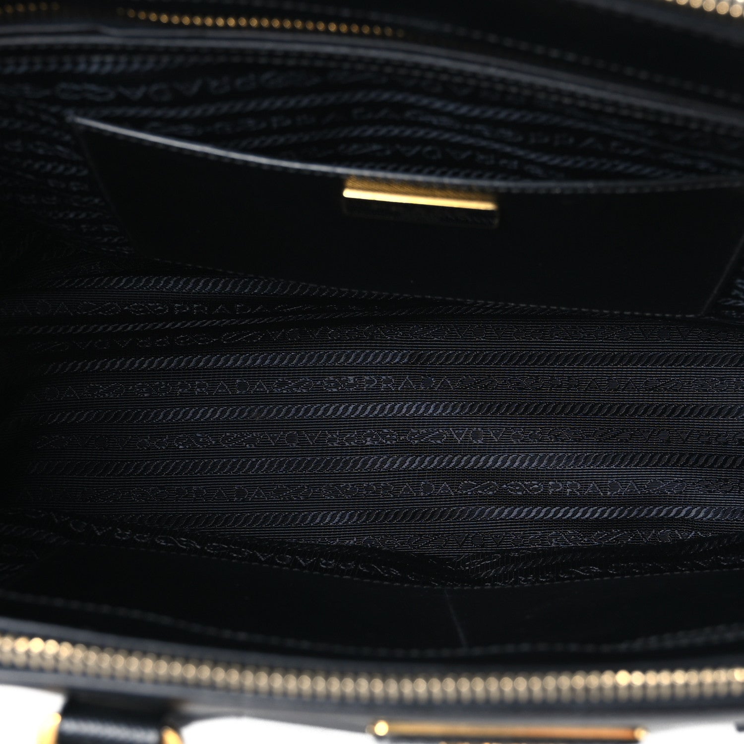 Prada Saffiano Lux Medium Galleria Double Zip Tote Black 4 of 11