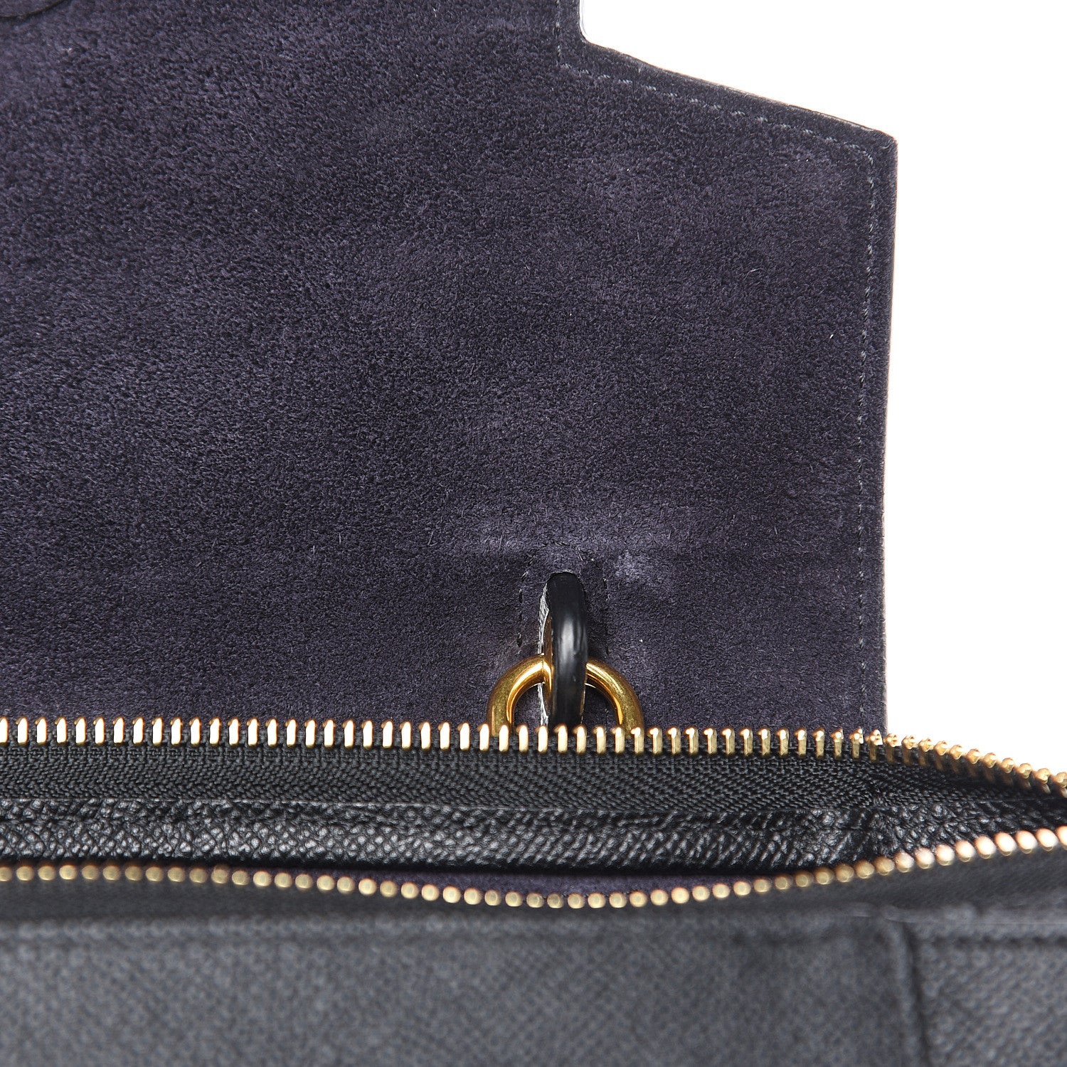 Celine Grained Calfskin Micro Belt Bag Black 10 of 10
