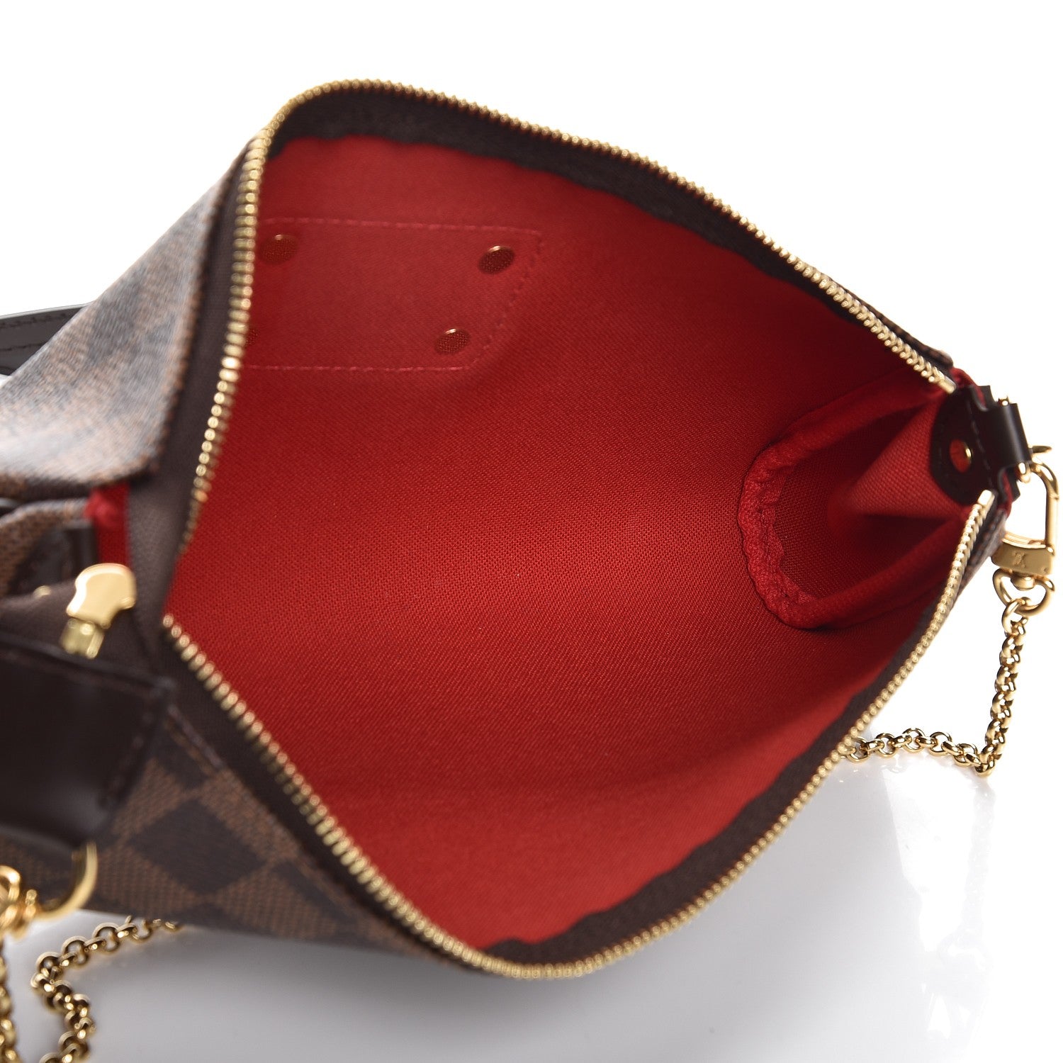 Louis Vuitton Damier Ebene Eva Clutch 5 of 7