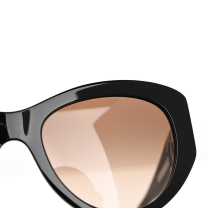 Chanel Acetate Butterfly Large CC Sunglasses 5492-A Black 7 of 10