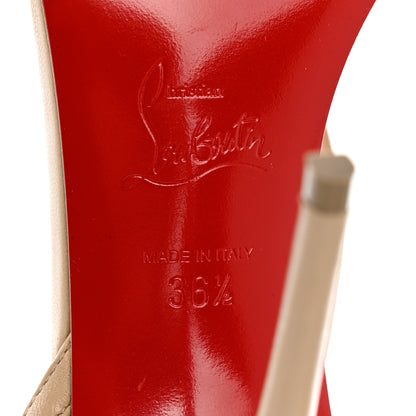 Christian Louboutin Nappa Rosalie 100 Sandals 36.5 Nude 7 of 7