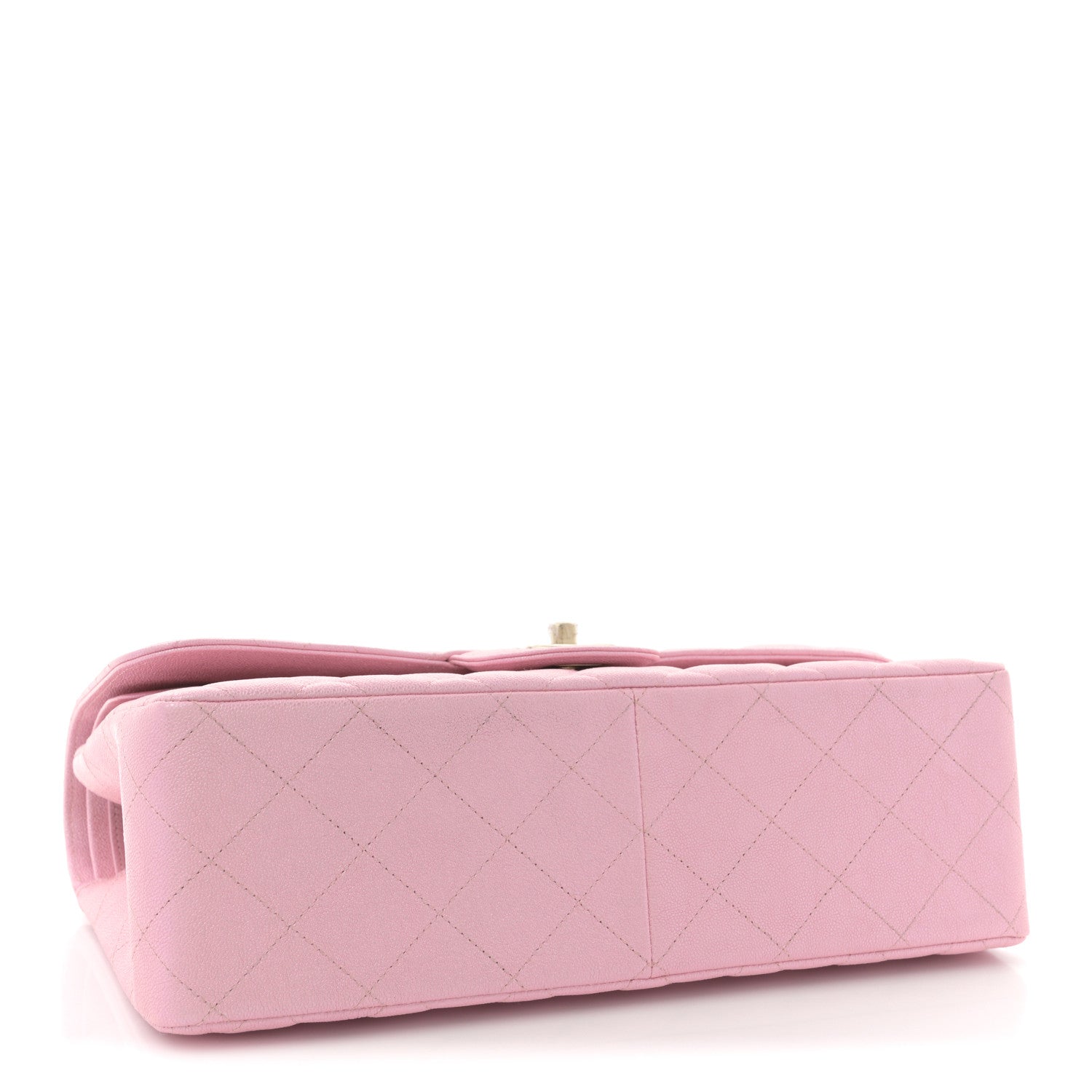Chanel Iridescent Caviar Quilted Jumbo Double Flap Rose Pink 4 of 10