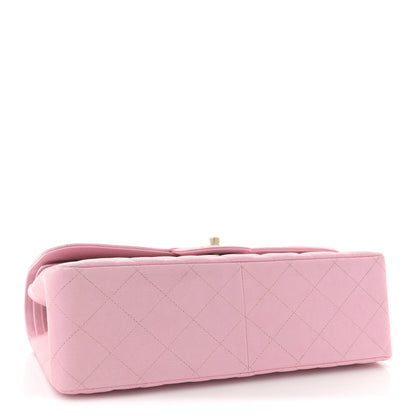 Chanel Iridescent Caviar Quilted Jumbo Double Flap Rose Pink 4 of 10