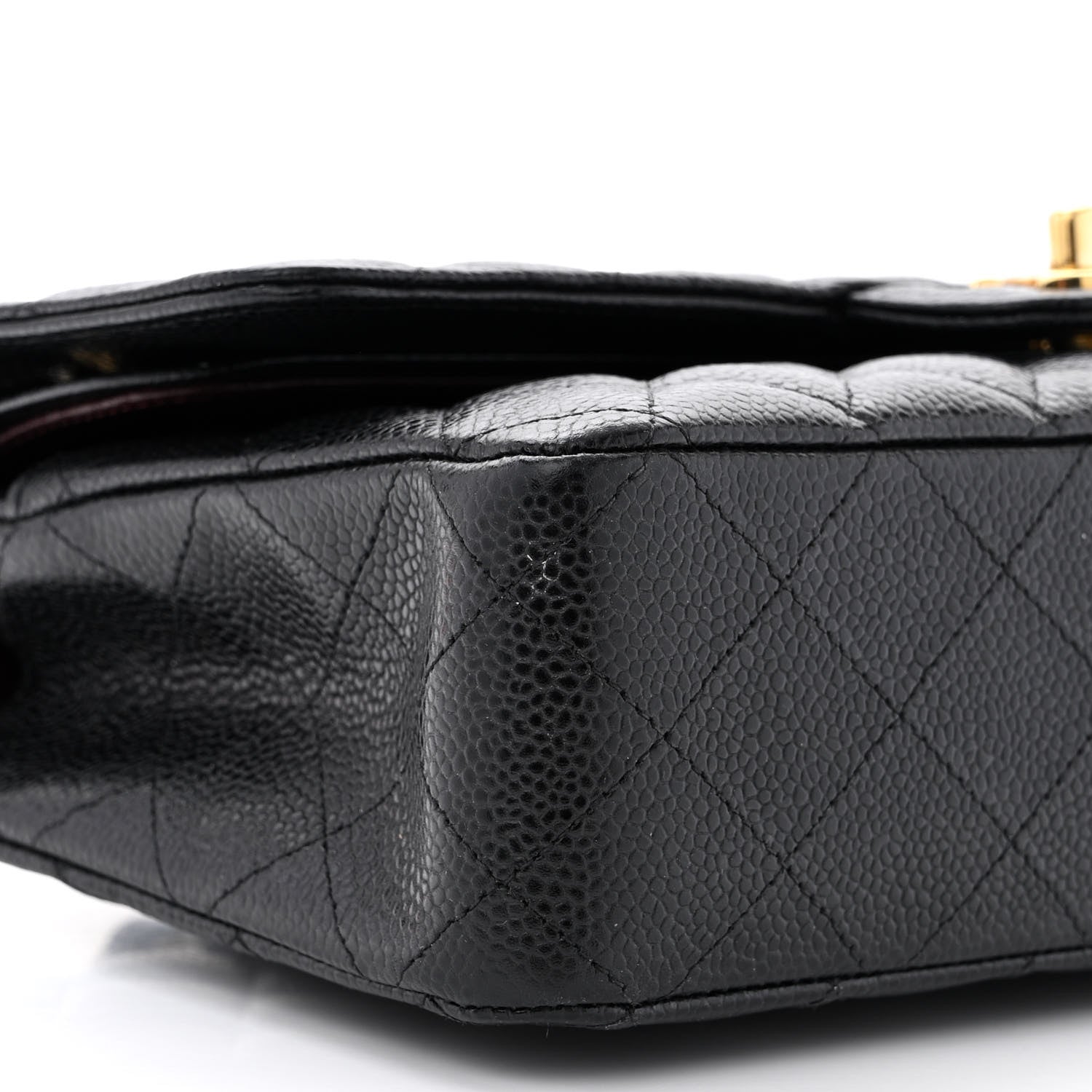 Chanel Caviar Quilted Medium Double Flap Black 9 of 11