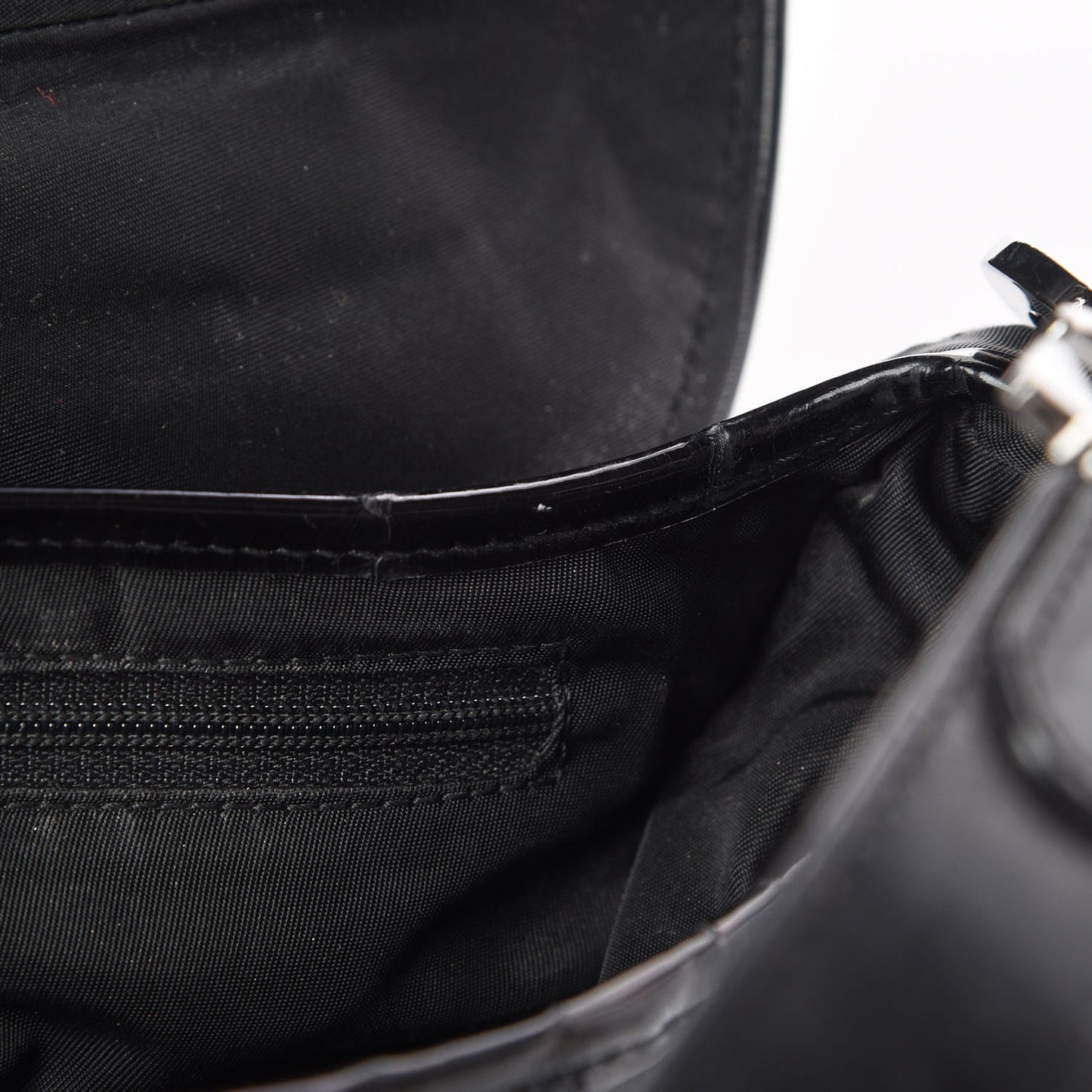 Nylon Saddle Bag Black