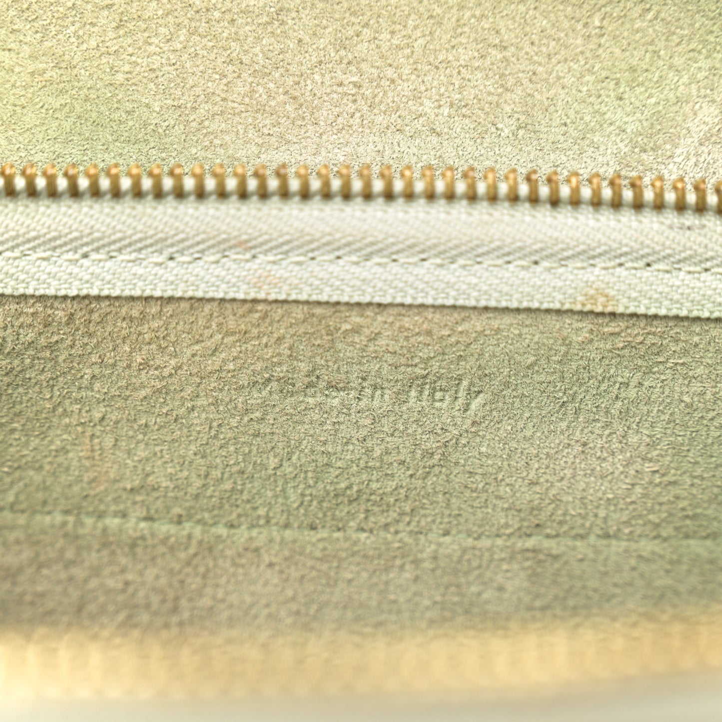 Grained Calfskin Nano Belt Bag Jade