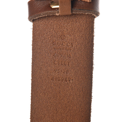 Gucci Faded Calfskin Double G 40mm Belt 95 38 Cuir 5 of 5