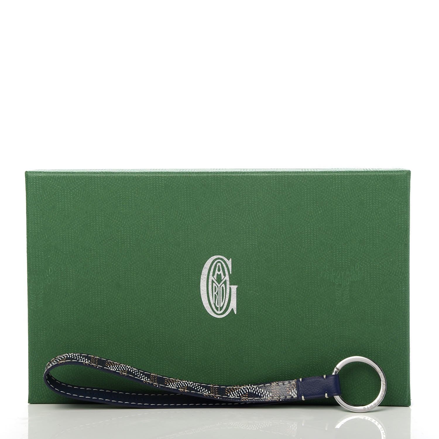 Goyard Goyardine Sesame Key Holder Navy 5 of 5