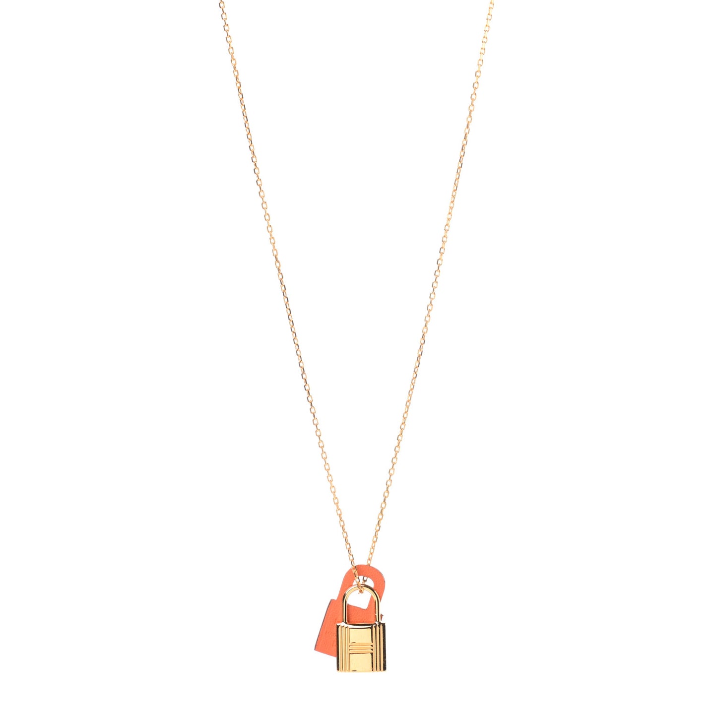 Swift Small O'Kelly Pendant Necklace Orange