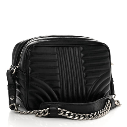 Prada Soft Calfskin Diagramme Camera Bag Black 3 of 10