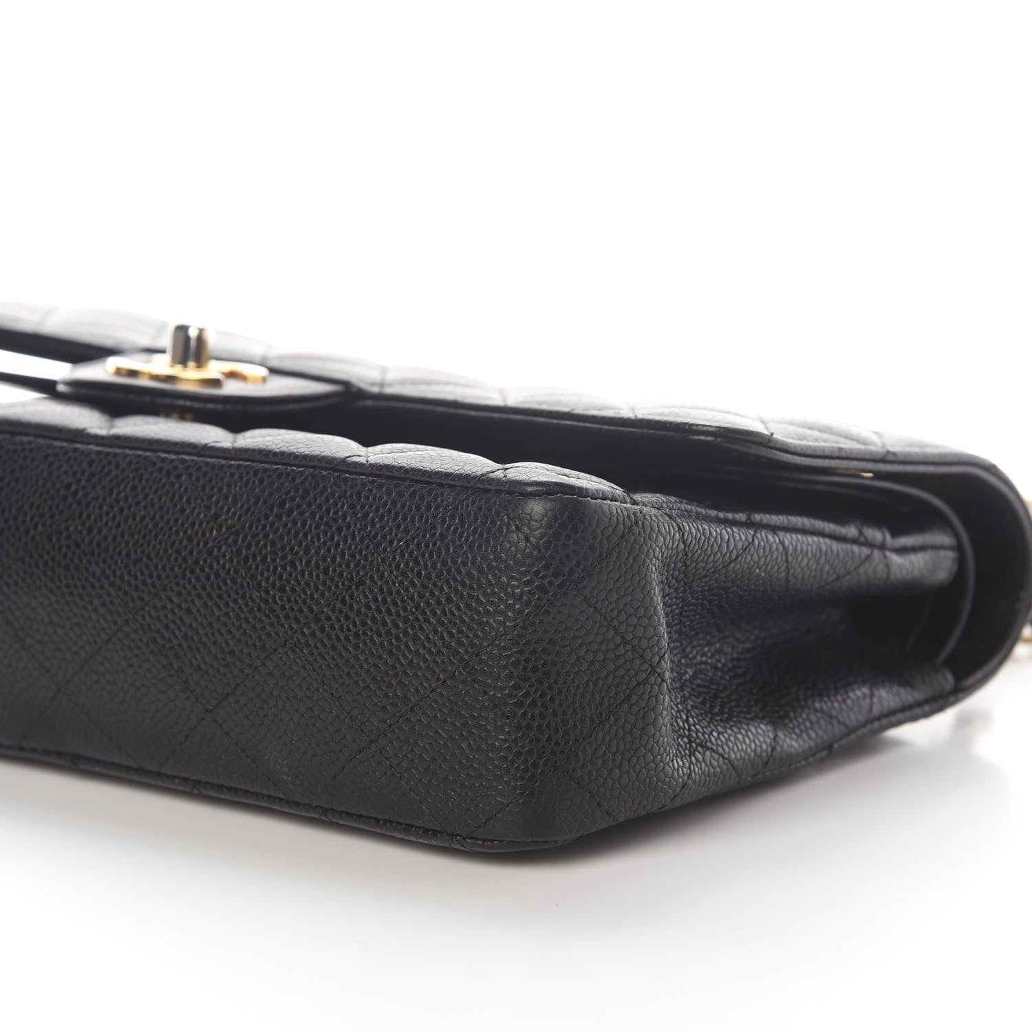 Chanel Caviar Quilted Medium Double Flap Black 9 of 12