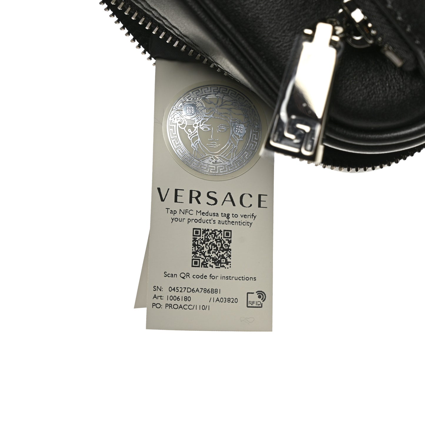 Calfskin Messenger Bag Black