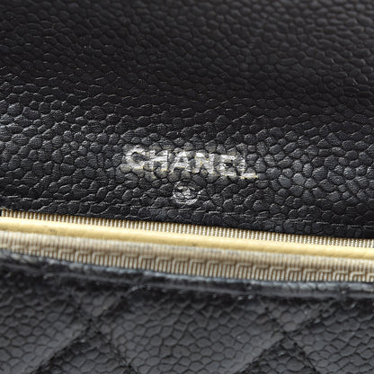 Chanel Caviar Quilted Flap Card Holder Black 6 of 15