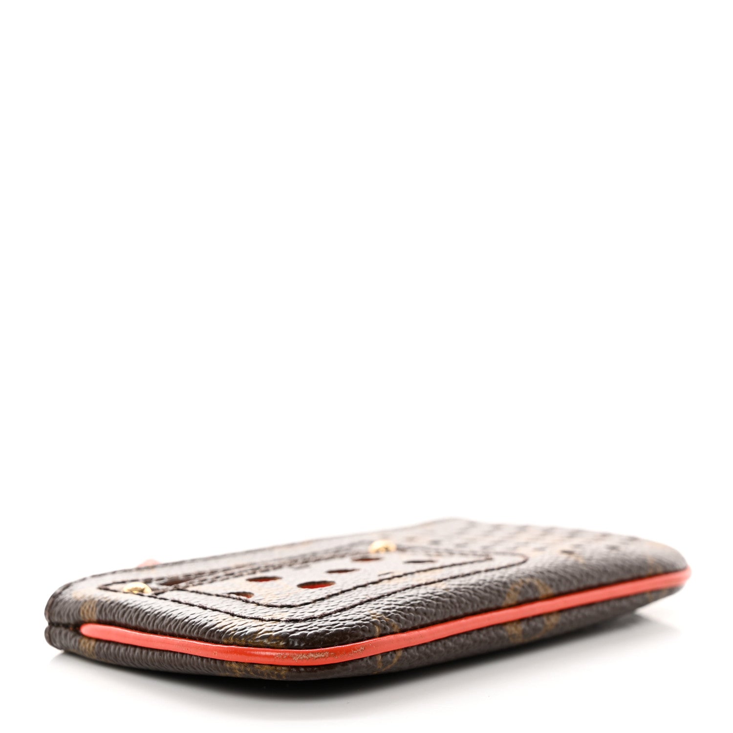 Louis Vuitton Monogram Perforated Key Pouch Orange 4 of 10