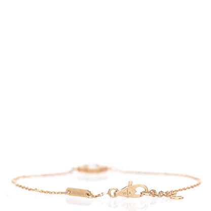 Van Cleef & Arpels 18K Yellow Gold Mother of Pearl Sweet Alhambra Bracelet 3 of 6