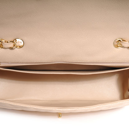 Chanel Caviar Jumbo Single Flap Beige Clair 6 of 8