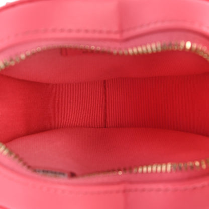 Chanel Lambskin Quilted CC In Love Heart Waist Belt Bag With Chain Pink 7 of 10