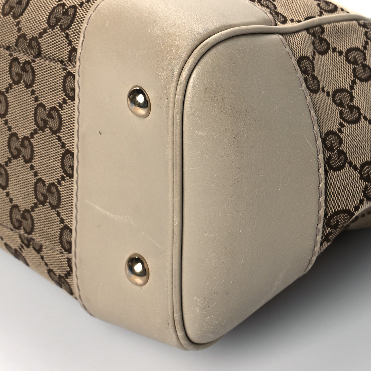 Monogram Web Medium Mayfair Tote Off White