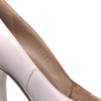 Valentino Garavani Calfskin Platform Pumps 39 Poudre 8 of 19