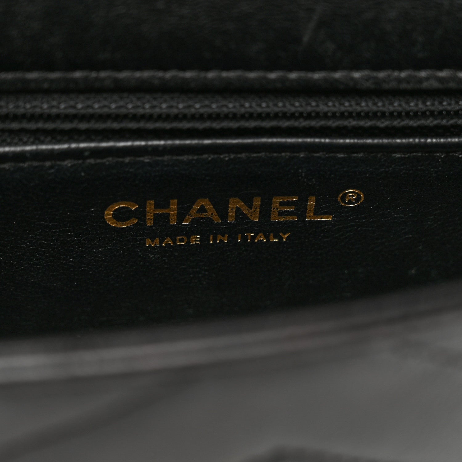 Chanel Lambskin Reversed Chevron Quilted Flap Black 7 of 11