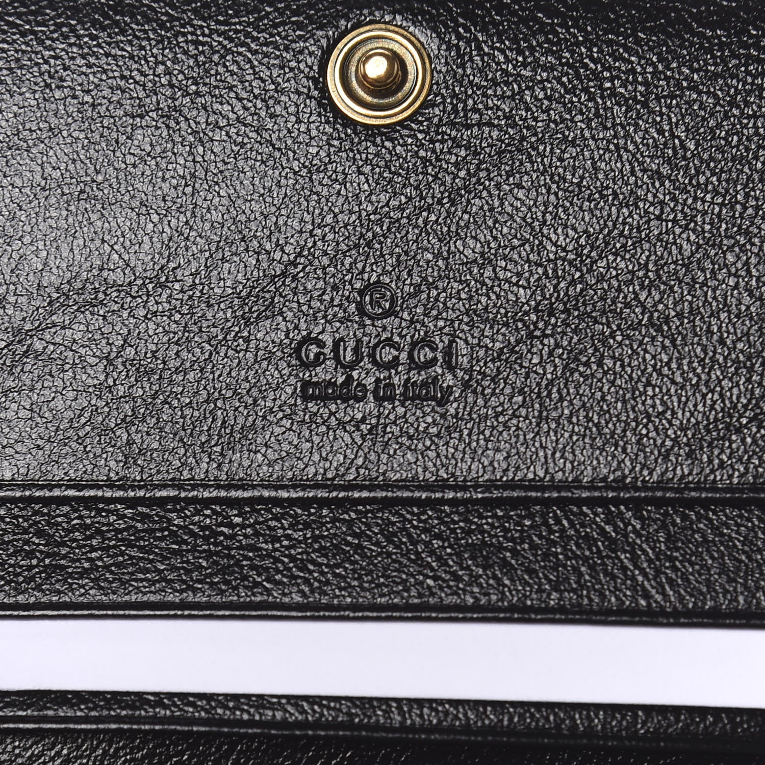 Gucci Azalea Calfskin Matelasse Diagonal Patchwork Torchon GG Marmont Card Case Wallet Black Beige Romantic Cerise 6 of 7