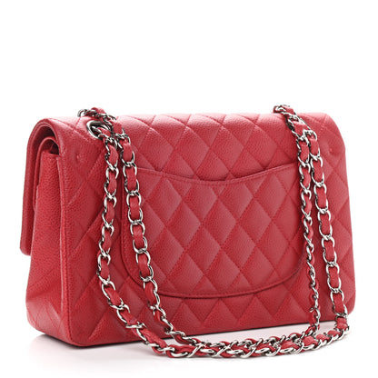 Chanel Caviar Quilted Medium Double Flap Red 3 of 10