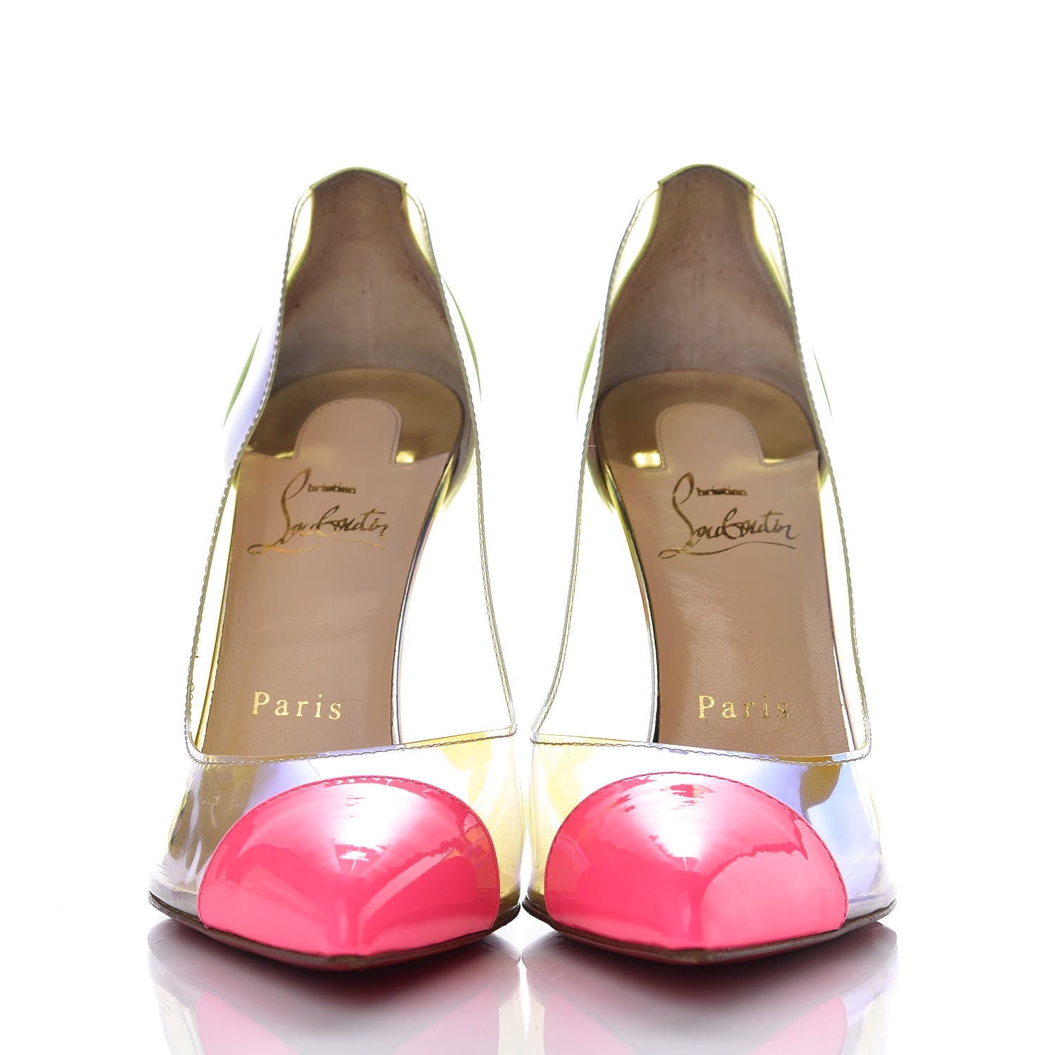 Christian Louboutin Disco PVC Hologram Debout 100 Pumps 38 Multicolor 2 of 10
