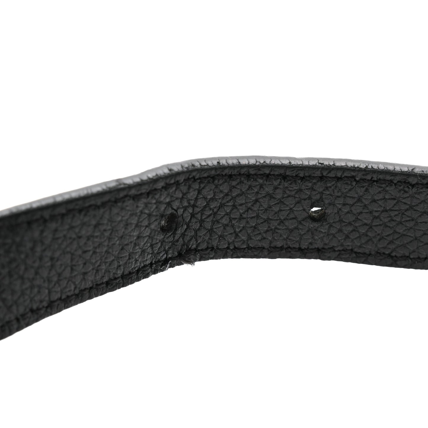 Grained Calfskin Quilted Waist Belt Bag Black