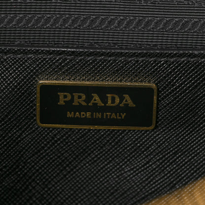 Prada Saffiano Lux Large Galleria Double Zip Tote Black 6 of 7