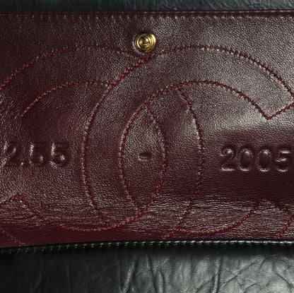 Chanel Aged Calfskin Quilted 50th Anniversary 2.55 Reissue 227 Flap Black 6 of 10