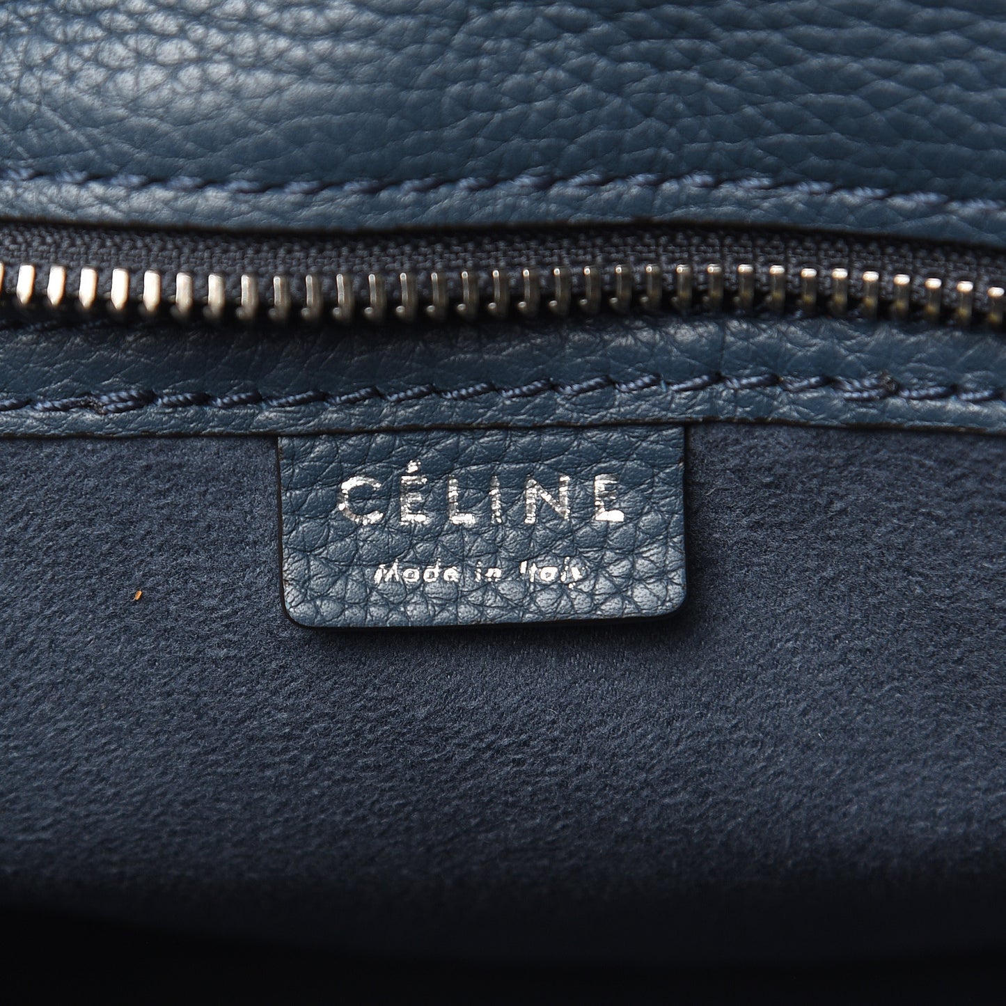 Drummed Calfskin Nano Luggage Orage