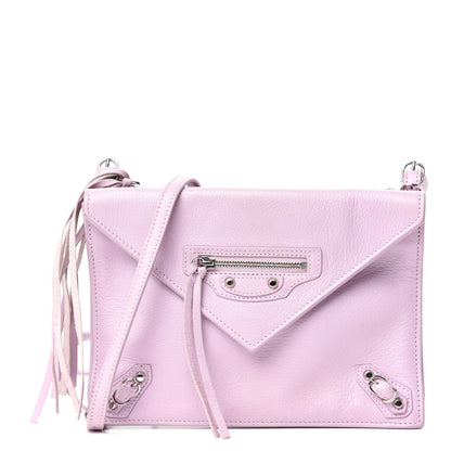 Balenciaga Calfskin Papier Mini Triple Crossbody Rose Orchid 1 of 9
