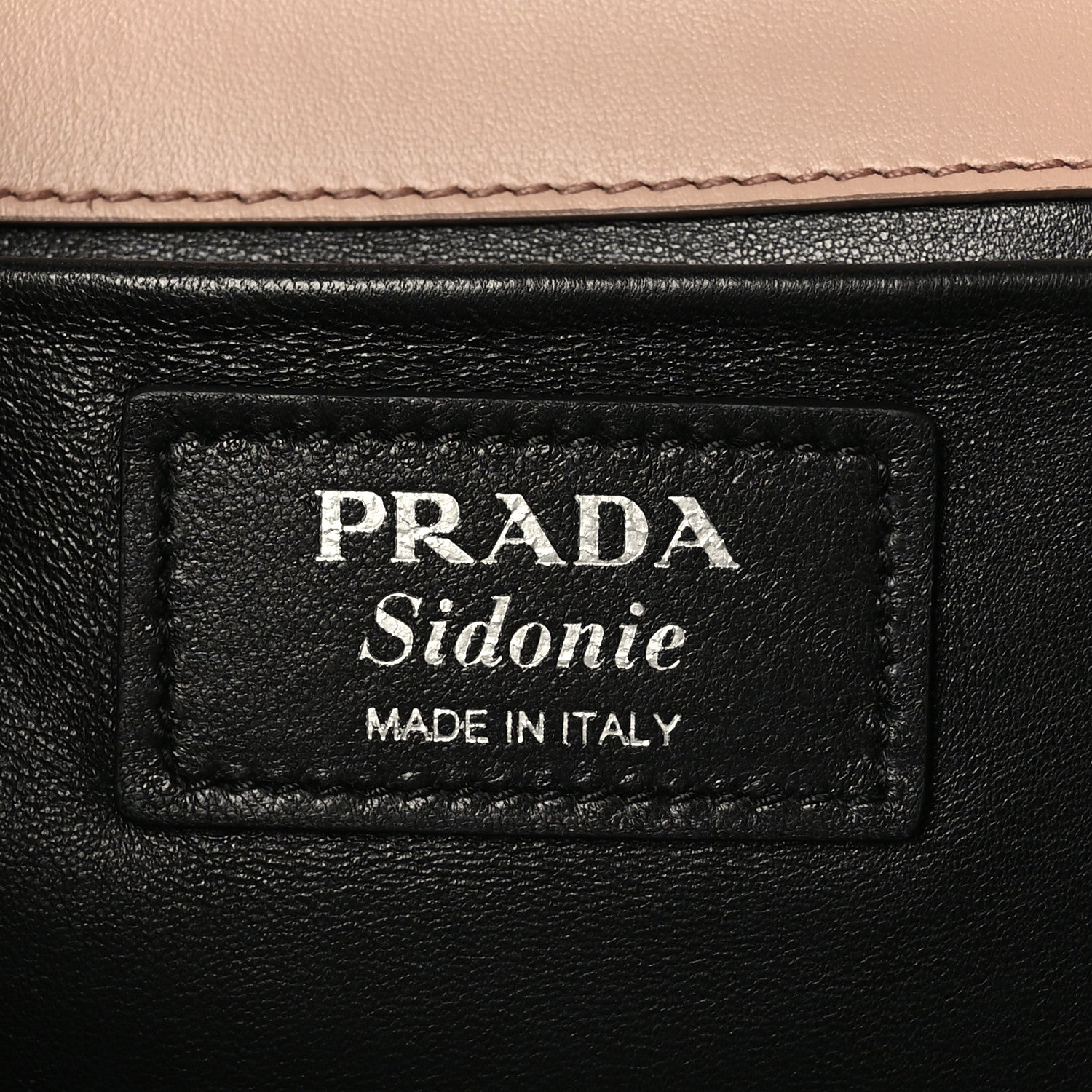 Prada City Calfskin Saffiano Sidonie Shoulder Bag Cipria 6 of 8