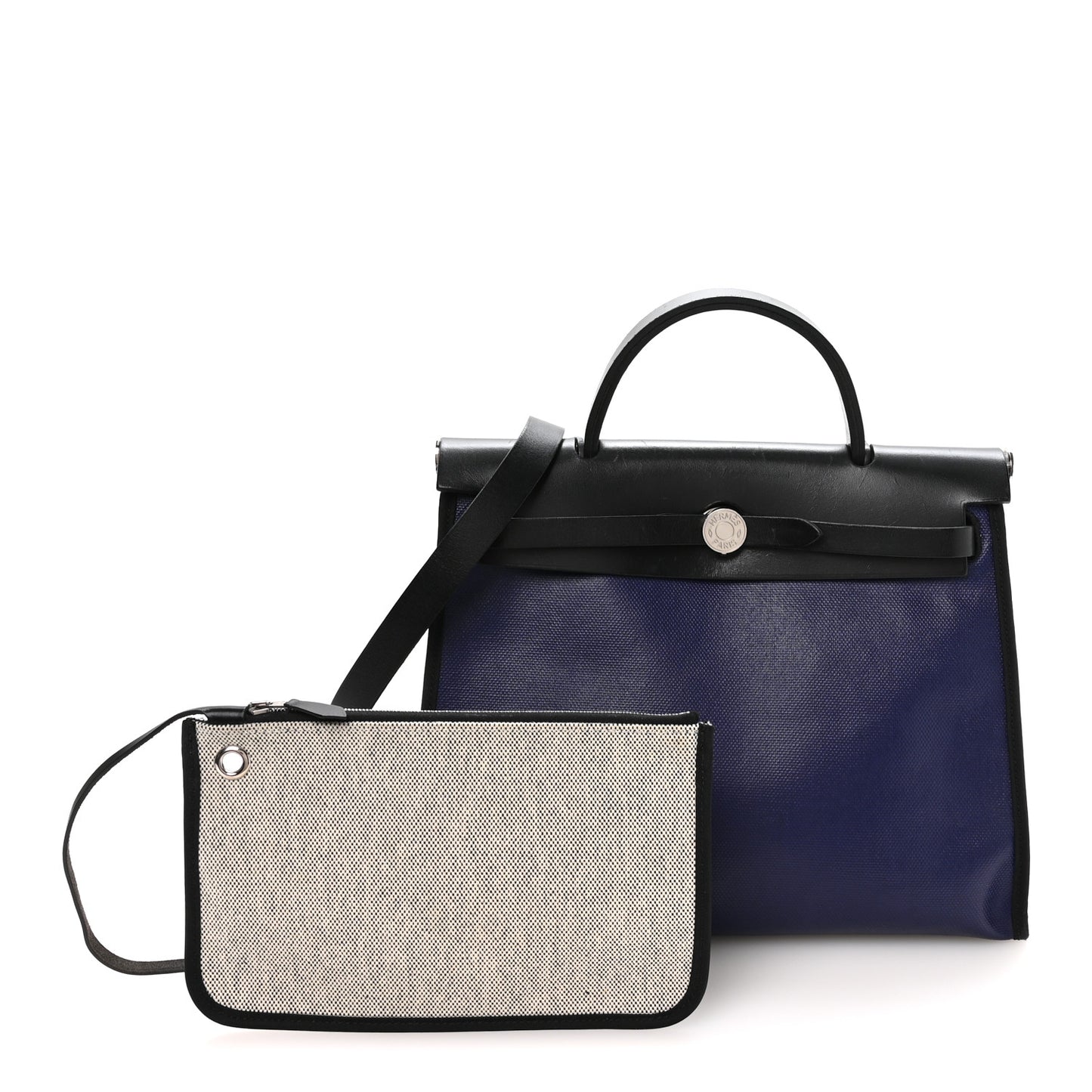 Toile H Berline Vache Hunter Herbag Zip PM 31 Bleu Saphir Black