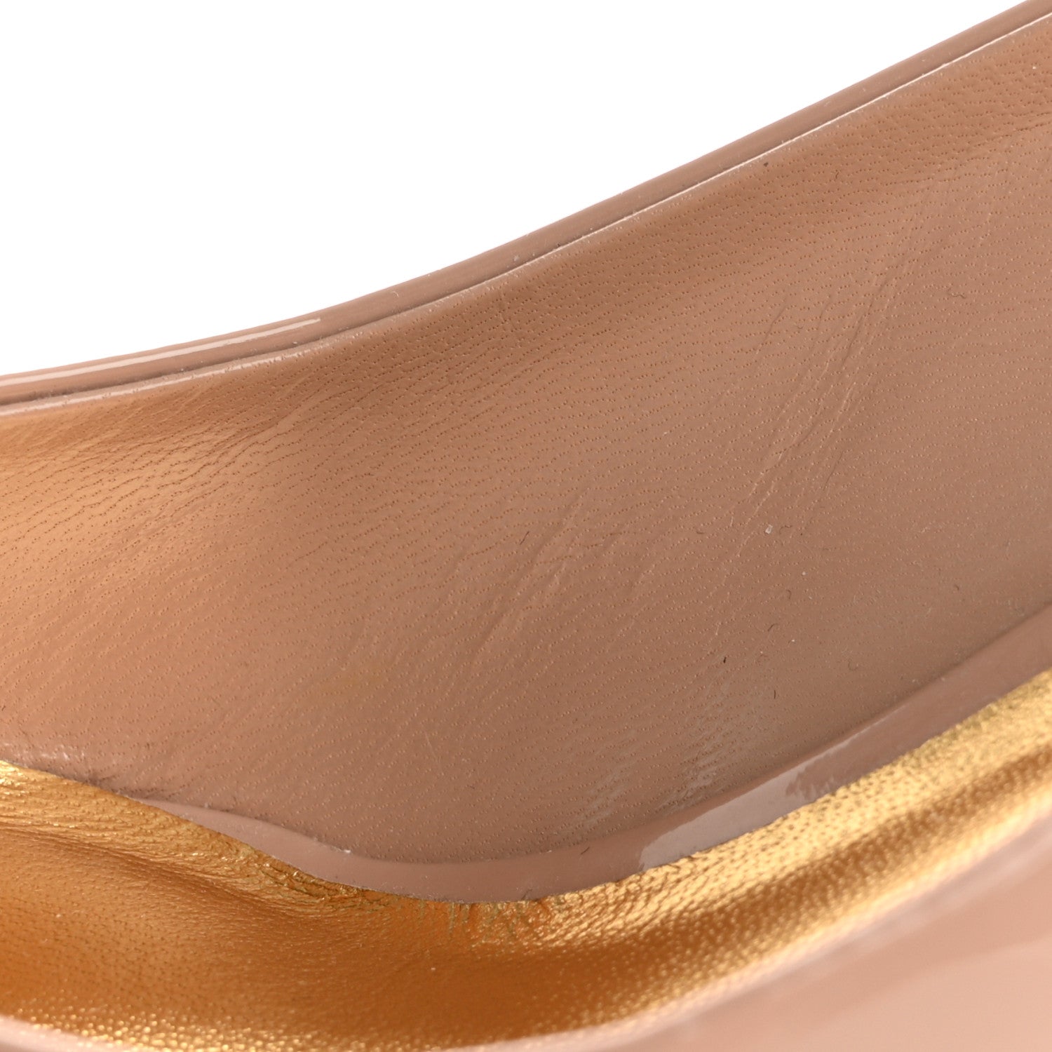 Valentino Garavani Patent One Stud Ankle Strap 60mm Block Heel Pumps 36 Rose Cannelle 10 of 11