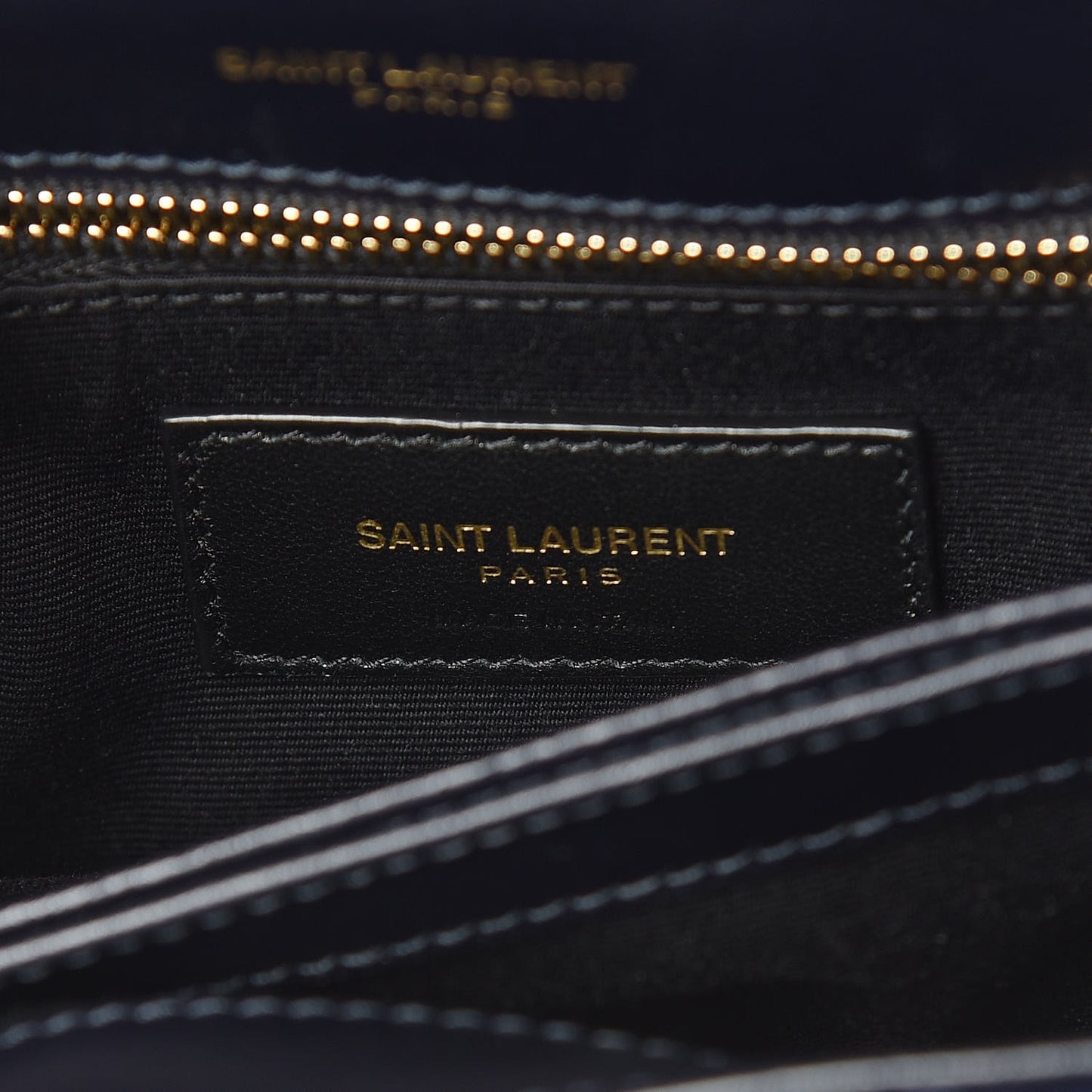 Velvet Y Quilted Monogram Toy Loulou Crossbody Bag Navy