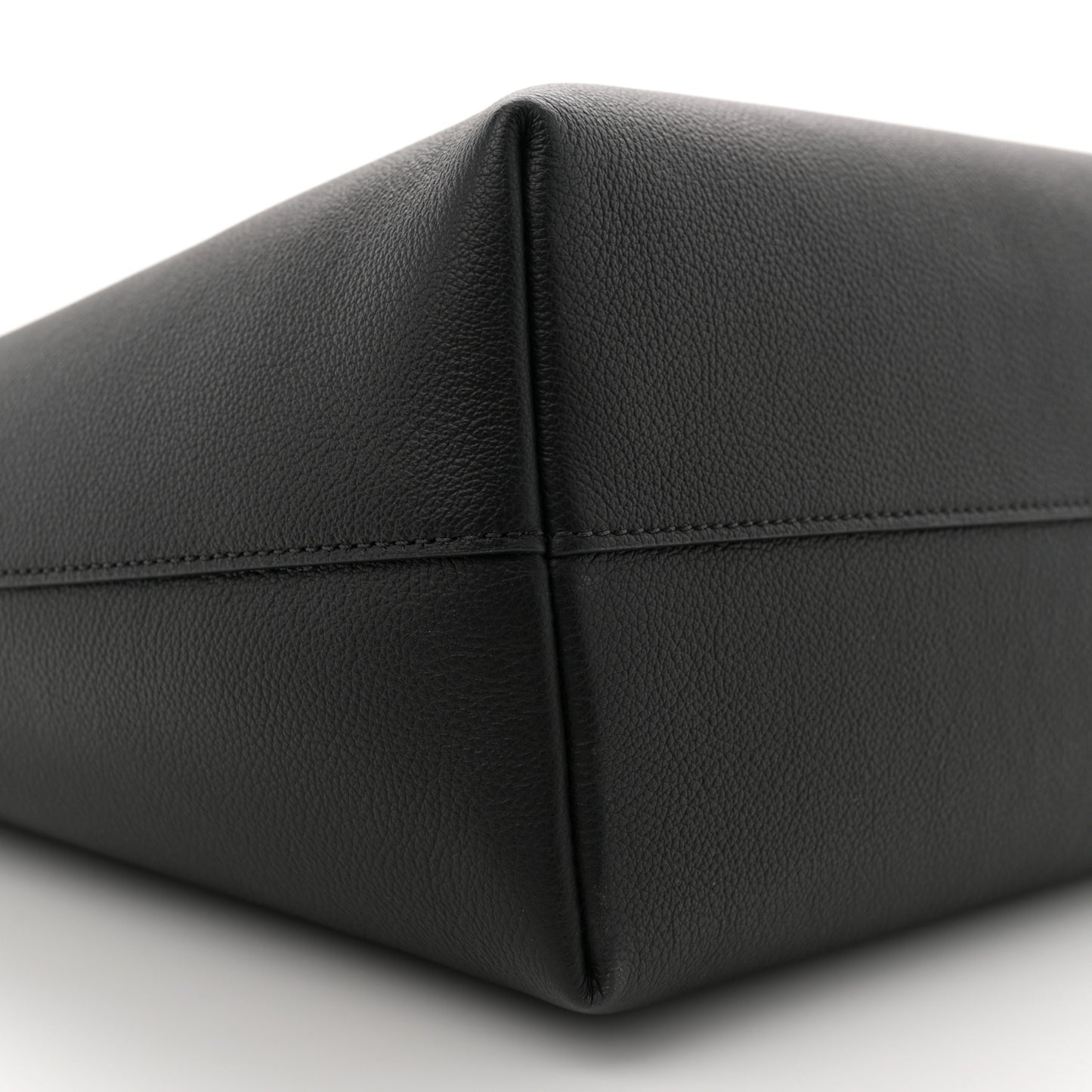 Grained Calfskin La Medusa Tote Bag Black