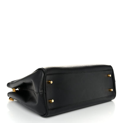 Prada Saffiano Small Galleria Double Zip Tote Black 4 of 10