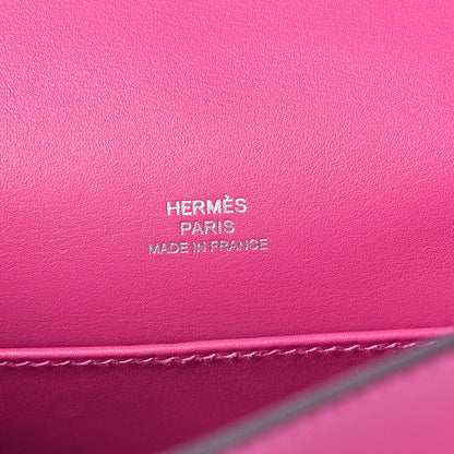 Hermes Swift Kelly Pochette Clutch Rose Pourpre 6 of 14