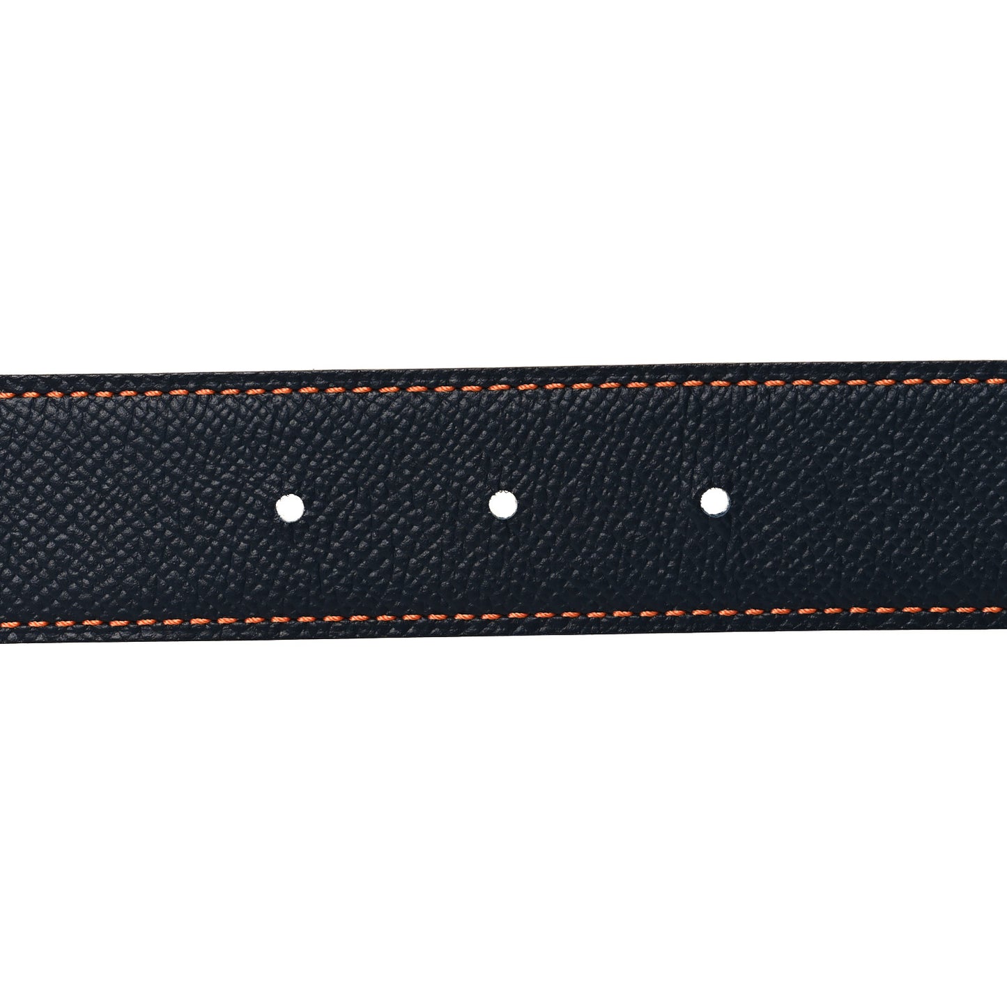 Epsom Belt 38mm 90 36 Bleu Indigo White Orange