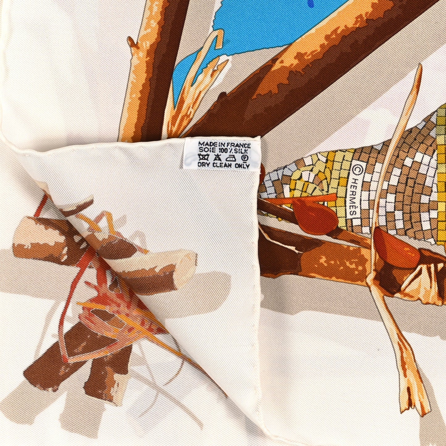 Silk Le Robinson Chic Scarf 90