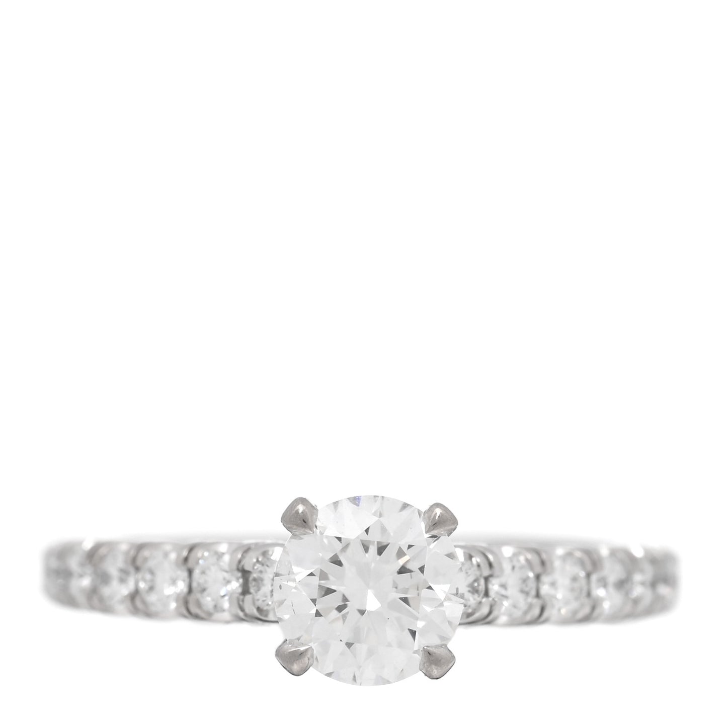 Platinum Diamond .65ct Etincelle De Cartier Solitaire Engagement Ring  48 4.5