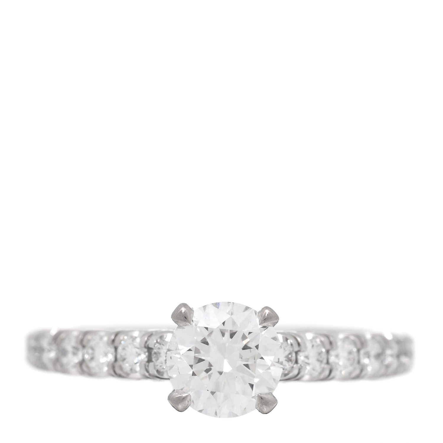 Cartier Platinum Diamond .65ct Etincelle De Cartier Solitaire Engagement Ring  48 4.5 1 of 4