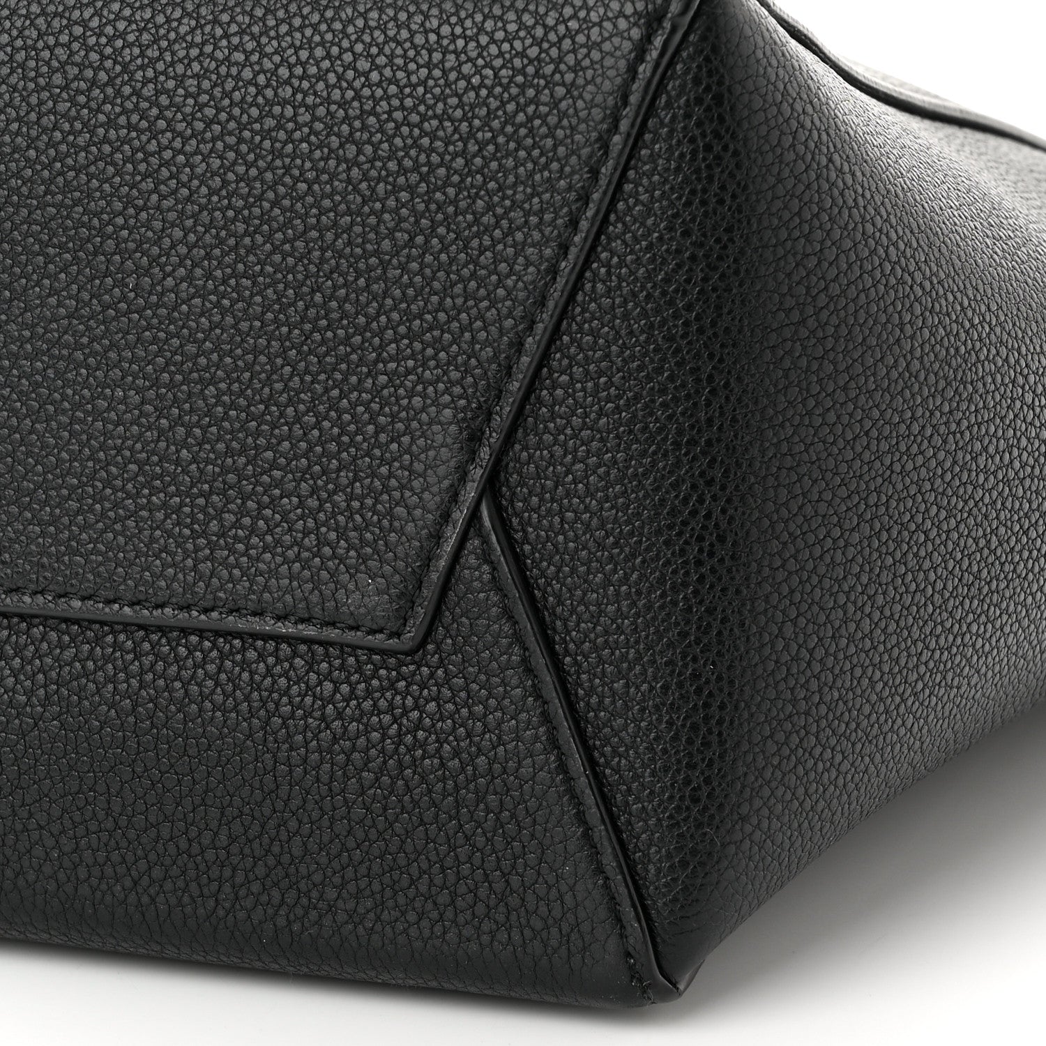 Celine Soft Grained Calfskin Small Sangle Bucket Bag Black 9 of 14
