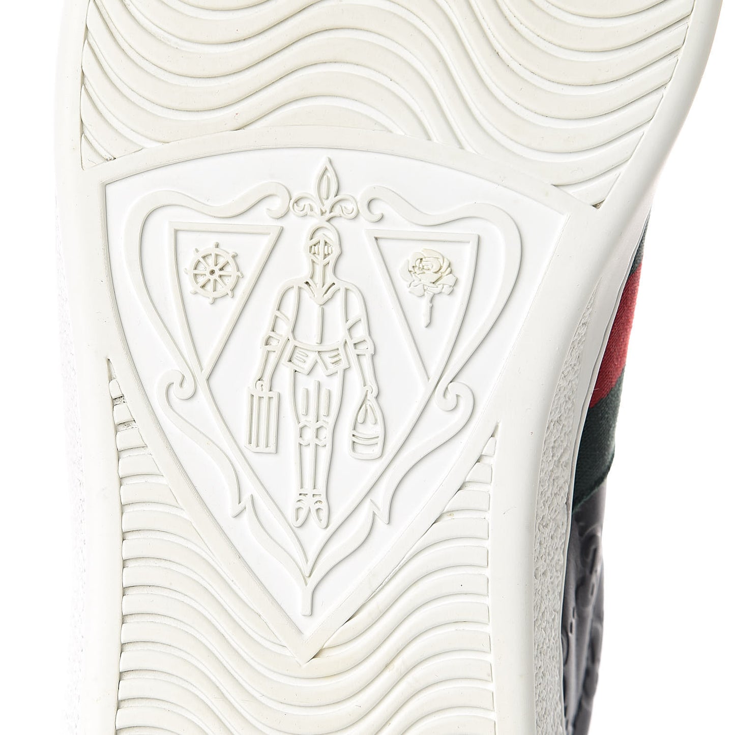 Guccissima Signature Web Mens Ace Sneakers 9 Black
