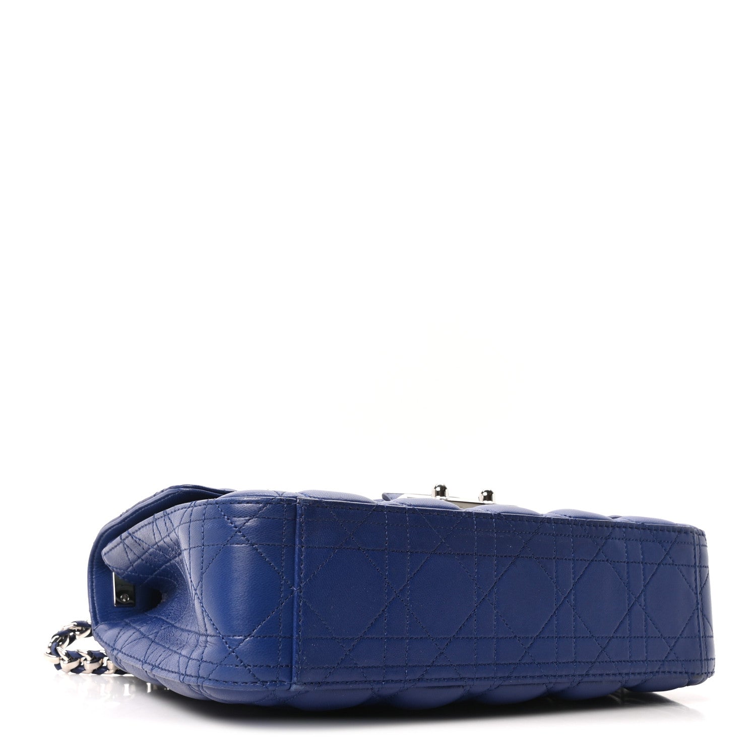 Christian Dior Lambskin Cannage Medium Miss Dior Flap Blue 4 of 10
